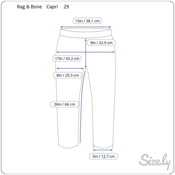 Rag & Bone Capri 29 Womens Mid Rise Medium Wash Distressed Knee Skinny Leg Summe - Picture 2 of 6